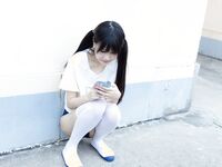 Rare appearance of [Girl Order] Super VIP06 Double ponytail girl bound with tape and vibrator trained! Super large scale, super white tiger pussy and cute loli! Photography: Playing with a vibrator when wet~screaming and screaming