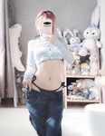 Rinajiao-NO.039 Selfie mặc quần jean 