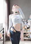 Rinajiao-NO.039 Selfie mặc quần jean 