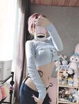 Rinajiao-NO.039 Selfie mặc quần jean 
