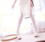 Rinajiao-NO.006 กี่เพ้าสีขาว 