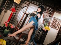Hinajiao-NO.075 Azur Lane Sườn xám hợp thời trang 