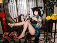 Hinajiao-NO.075 Azur Lane Sườn xám hợp thời trang 