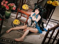 Hinajiao-NO.075 Azur Lane Sườn xám hợp thời trang 