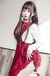 Hinajiao-NO.038 JK girl red dress 