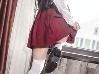 Hinajiao-NO.038 JK girl red dress 