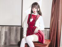 Hinajiao-NO.038 JK girl red dress 