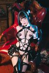 Rinajiao-NO.055 แจ็กเก็ตหนังปีศาจฮาโลวีน