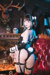Rinajiao-NO.055 แจ็กเก็ตหนังปีศาจฮาโลวีน