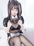 Rinajiao-NO.046 ถ่ายภาพตัวเองโดยพยาบาลสวมหน้ากาก 