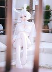 Hinajiao-NO.036 กระต่ายน้อยสีขาว 