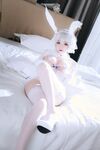 Hinajiao-NO.036 กระต่ายน้อยสีขาว 