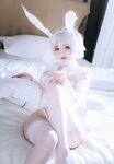 Hinajiao-NO.036 กระต่ายน้อยสีขาว 