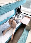 Blushing Dearie_ The throbbing on the micro-circle high-speed rail uncle