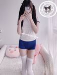 สาวน่ารักผมหางม้าแฝด นิไคโดะ (ซา เอโกะ) – NO.033 ชุดยิมนาสติกคูซุย