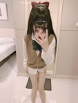 Inosenteng maliit na cutie [Eat Yaoyao] Maputi at malambot na lolita ang katawan, mabilog at cute na pink na puki, sobrang slutty sa murang edad, cute at contrasting