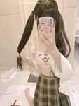 Inosenteng maliit na cutie [Eat Yaoyao] Maputi at malambot na lolita ang katawan, mabilog at cute na pink na puki, sobrang slutty sa murang edad, cute at contrasting