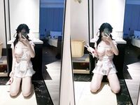 極品呆萌美少女【獃獃醬】超極品身材白虎嫩穴又粉又嫩又緊 誘人小白兔晃動惹人眼 做爸爸的小母狗