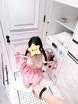 極品呆萌美少女【獃獃醬】超極品身材白虎嫩穴又粉又嫩又緊 誘人小白兔晃動惹人眼 做爸爸的小母狗