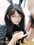 最新2024重磅！新人露臉推特高顏值清純萌新眼鏡TS娘【白小白】私拍，嬌嫩乖巧惹人愛，紫薇打炮宅男直男最愛