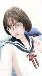 最新2024重磅！新人露臉推特高顏值清純萌新眼鏡TS娘【白小白】私拍，嬌嫩乖巧惹人愛，紫薇打炮宅男直男最愛