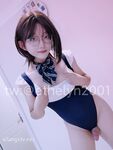 最新2024重磅！新人露臉推特高顏值清純萌新眼鏡TS娘【白小白】私拍，嬌嫩乖巧惹人愛，紫薇打炮宅男直男最愛
