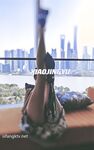 The top cuckold Twitter human high-quality promiscuous couple [Little Whale] privately filmed, Ziwei exposed in front of the waiter in the open-air restaurant bar, PUA entered the men's toilet while walking the dog from behind, the whole process was h