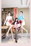Xiuren.com, 세 명의 소녀 Lu Xuanxuan, Tang Anqi 및 An Ran이 새해를 축하하기 위해 공동 제작