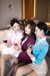 Xiuren.com, 세 명의 소녀 Lu Xuanxuan, Tang Anqi 및 An Ran이 새해를 축하하기 위해 공동 제작