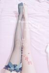 The best contrast little bitch〖bia彽Rabbit〗JK little elephant vibrator inserted into B, dancing fox tail butt plug tied and whipped, self-trained, extremely naughty