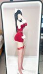 Collection of views of the top goddess Qianyue Jiang with the best figure and long legs