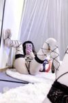 推特新星网红『小青茗』极品新作-渔网