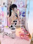 最新网红瓜曝光，抖音二次元卡哇伊可盐可甜高颜美少女【小九酱】露脸定制私拍，美鲍美菊道具自慰啪啪呻吟销魂，撸点很高