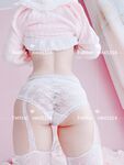 Roe deer rice (roe deer rice) purong puting puntas na pantyhose