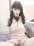 คอลเลกชันของ Guangzhou TS สุดหล่อ [Peach Acridine] ที่ดูเหมือน A'Zhu กำลังมีเซ็กส์กับแฟนสาวของเจ้าของการเงิน