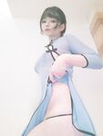 推特13万粉萝莉风coser可盐可甜TS娘【小舞酱】露脸私拍，嗲声嗲气3P前后夹击直男最爱