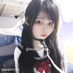 推特13万粉萝莉风coser可盐可甜TS娘【小舞酱】露脸私拍，嗲声嗲气3P前后夹击直男最爱