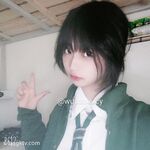 推特13万粉萝莉风coser可盐可甜TS娘【小舞酱】露脸私拍，嗲声嗲气3P前后夹击直男最爱