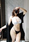 Jiejiu – Micro Circle Series Hourglass Waist Peach Lace Ding