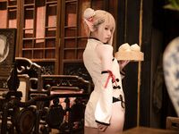 G44不会受伤- NO.87 水兰儿白旗袍 