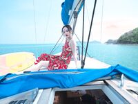 Xiweishaレッドモデル茂木希子のプーケット旅行で写真公開（4枚）