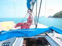 Xiweishaレッドモデル茂木希子のプーケット旅行で写真公開（4枚）