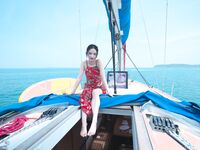 Xiweishaレッドモデル茂木希子のプーケット旅行で写真公開（4枚）