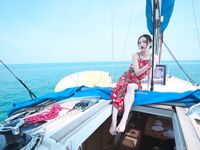 Xiweishaレッドモデル茂木希子のプーケット旅行で写真公開（4枚）