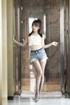 Douyu ASMR female anchor [Little Witch Luna] Luna de denim panties