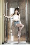 Douyu ASMR female anchor [Little Witch Luna] Luna de denim panties