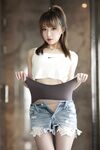 Douyu ASMR female anchor [Little Witch Luna] Luna de denim panties