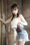 Douyu ASMR female anchor [Little Witch Luna] Luna de denim panties