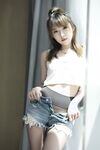 Douyu ASMR female anchor [Little Witch Luna] Luna de denim panties