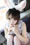 Douyu ASMR female anchor [Little Witch Luna] Luna de Pink Purple Bunny